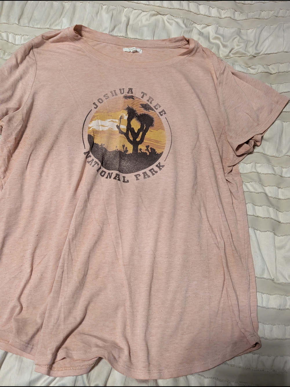 Maurices Soft Pink Joshua Tree National Park Graphic Tee